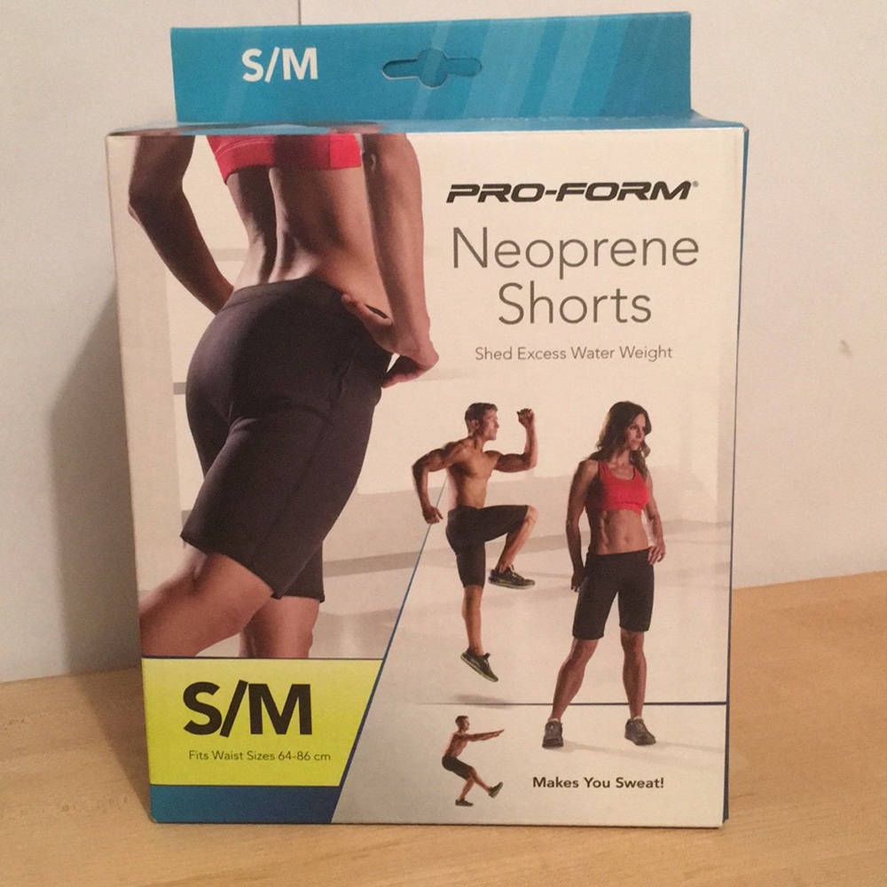 Pro form neoprene shorts shed excess water weight